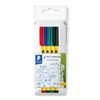 Kép 1/8 - Tűfilc készlet, 0,6 mm,  STAEDTLER "Noris® 307", 4 különböző szín