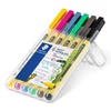Kép 2/8 - Tűfilc készlet, 0,6 mm,  STAEDTLER "Noris® 307", 6 különböző szín