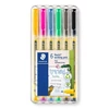 Kép 1/8 - Tűfilc készlet, 0,6 mm,  STAEDTLER "Noris® 307", 6 különböző szín