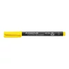 Kép 1/2 - Alkoholos marker, OHP, 0,4 mm, STAEDTLER "Lumocolor® 313 S", sárga