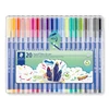 Kép 1/3 - Filctoll készlet, 1 mm, STAEDTLER "Triplus 323", 20 különböző szín