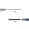Kép 4/5 - Filctoll készlet, 1 / 3 mm, kétvégű, STAEDTLER® "3280", 20 különböző szín