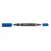 Kép 2/2 - Alkoholos marker, 0,6 / 1,5 mm, kúpos, kétvégű, STAEDTLER "Lumocolor® duo 348", kék