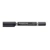 Kép 1/4 - Alkoholos marker, 0,6 / 1,5 mm, kúpos, kétvégű, STAEDTLER "Lumocolor® duo 348", fekete