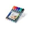 Kép 2/4 - Alkoholos marker készlet, 2 mm, kúpos, STAEDTLER "Lumocolor® 352", 6 különböző szín