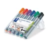 Kép 2/2 - Flipchart marker készlet, 2 mm, kúpos, STAEDTLER "Lumocolor 356", 6 különböző szín
