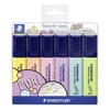 Kép 1/5 - Szövegkiemelő készlet, 1-5 mm, STAEDTLER "Textsurfer Classic Pastel 364 C", 6 különböző szín