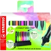 Kép 1/3 - Szövegkiemelő készlet, 2-5 mm, STABILO "Green Boss Pastel", 8 db-os asztali készlet