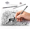 Kép 3/3 - Grafit- és szénceruza készlet, kiegészítőkkel, 12 darabos, STAEDTLER "Mars® Lumograph® 100C"