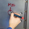 Kép 6/6 - Alkoholos marker, 2-7 mm, vágott, SCHNEIDER "Maxx 250", fekete