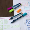 Kép 5/6 - Tábla- és flipchart marker, 2-3 mm, kúpos, SCHNEIDER "Maxx 290", narancssárga