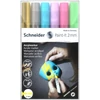 Kép 1/5 - Dekormarker készlet, akril, 2 mm, SCHNEIDER "Paint-It 310", 6 különböző szín