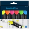 Kép 1/5 - Szövegkiemelő készlet, 1-5 mm, SCHNEIDER "Job 150", 6 különböző szín