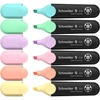Kép 2/8 - Szövegkiemelő készlet, 1-5 mm, SCHNEIDER "Job Pastel", 6 különböző pasztell szín