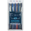 Kép 1/3 - Rollertoll készlet, 0,3 mm, SCHNEIDER "One Hybrid C", 4 szín