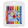 Kép 3/3 - Filctoll készlet, 1 mm, STABILO "Cappi", 12 különböző szín
