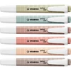 Kép 5/5 - Szövegkiemelő készlet, 1-4 mm, STABILO "Swing cool NatureCOLORS", 6 különböző szín