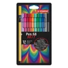 Kép 2/2 - Filctoll készlet, 1 mm, STABILO "Pen 68 ARTY", 12 különböző szín
