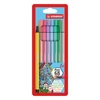 Kép 2/2 - Filctoll készlet, 1 mm, STABILO "Pen 68", 8 pasztell szín