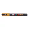 Kép 1/2 - Dekormarker, 0,9-1,3 mm, UNI"Posca PC-3ML", fényes narancs
