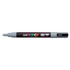 Kép 2/2 - Dekormarker, 0,9-1,3 mm, UNI "Posca PC-3M", palaszürke