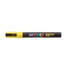 Kép 2/2 - Dekormarker, 0,9-1,3 mm, UNI "Posca PC-3M", sárga