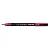 Kép 2/2 - Dekormarker, 0,9-1,3 mm, UNI "Posca PC-3M", vörösbor