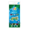 Kép 1/2 - Színes ceruza készlet, háromszögletű, COOL BY VICTORIA "Wildlife", 12 különböző szín
