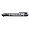 Kép 2/2 - Alkoholos marker, 1,3 mm, nyomógombos, ZEBRA "Mckie Retractable", fekete