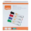 Kép 2/3 - Táblamarker, kúpos hegyű, 2 mm, 10 db, NOBO "Glide", vegyes