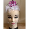 Kép 1/2 - Lánybúcsús fejdísz fehér -  Bride to be