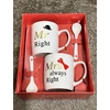 Kép 2/2 - Mr Right- Mrs always Right bögre szett