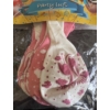 Kép 1/4 - Lufi csomag Megérkeztem Rózsaszín - fehér színben - Ajándék ötlet babalátogatóba