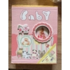 Kép 1/3 - Fotóalbum - Babás  rózsaszín- Ajándék babáknak - Ajándék ötlet babalátogatóba