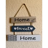 Kép 2/2 - Ajtódísz Home sweet home felirattal - Dekoráció 1