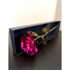 Kép 1/4 - Fém Rózsa dobozban - Pink - Szerelmes ajándék - Ajándék nőknek