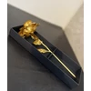 Kép 3/3 - Fém Rózsa dobozban - arany színű2