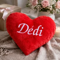 Hímzett szív párna -Dédi