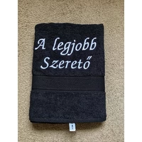 Hímzett Törölköző - Legjobb szerető
