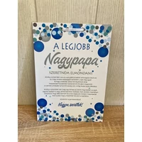 Tábla - Legjobb Nagypapa - Ajándék Nagypapának