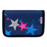 Tolltartó, klapnis, cipzáras, BELMIL "Sparkling Star", kék, csillagok