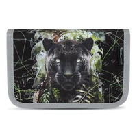 Tolltartó, klapnis, cipzáras, BELMIL "Black Panther", fekete párduc