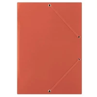 Gumis mappa, karton, A4, DONAU "Standard", piros