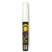Krétamarker, 2,5 mm, 1 db / bliszter, FLEXOFFICE "Chalkmarker", fehér