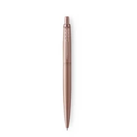 Golyóstoll, 0,7 mm, nyomógombos, rózsaszín klip, rózsaszín tolltest, PARKER, "Royal Jotter XL", kék