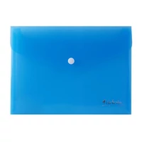 Irattartó tasak, A5, PP, patentos, VICTORIA OFFICE, kék