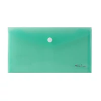 Irattartó tasak, DL, PP, patentos, VICTORIA OFFICE, zöld