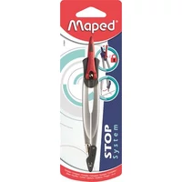 Körző, rögzíthető lábakkal, MAPED "Stop System", vegyes színek
