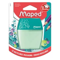 Hegyező, kétlyukú, tartályos, MAPED "Shaker", vegyes színek