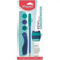 Írószer készlet, 4 darabos, MAPED "Kidy Learn Concentration"